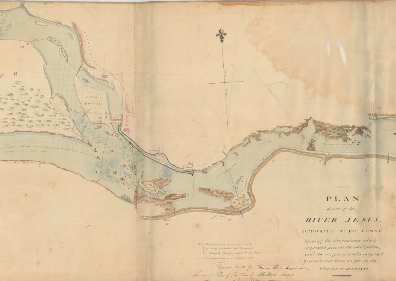 Creusement d’un chenal navigable