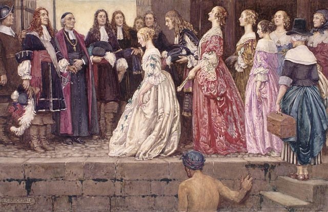 Arrivée des premières Filles du roi